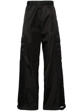 wide-leg cargo trousers