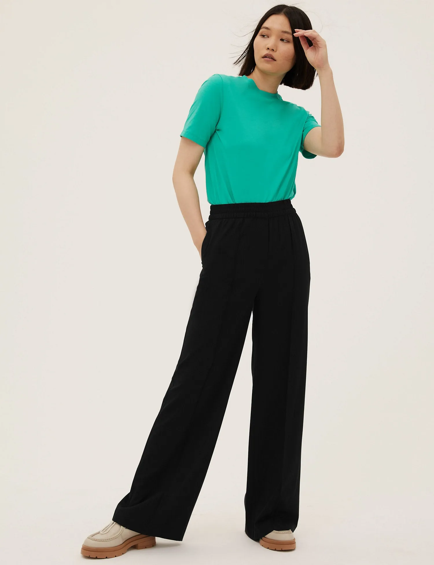 Wide Leg Trousers