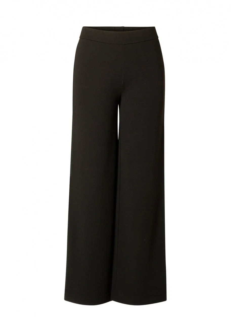 Yarah Wide Trouser in Black